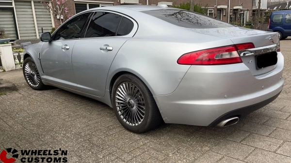 Jaguar XF x250 - 18 inch 1916 Forged Rew036 hyper Black - 5x108 8J ET35