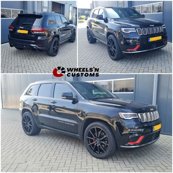 Jeep Grand Cherokee - 22 inch Concaver CVR44 Double Tinted Black - 5x127 9.5J ET35
