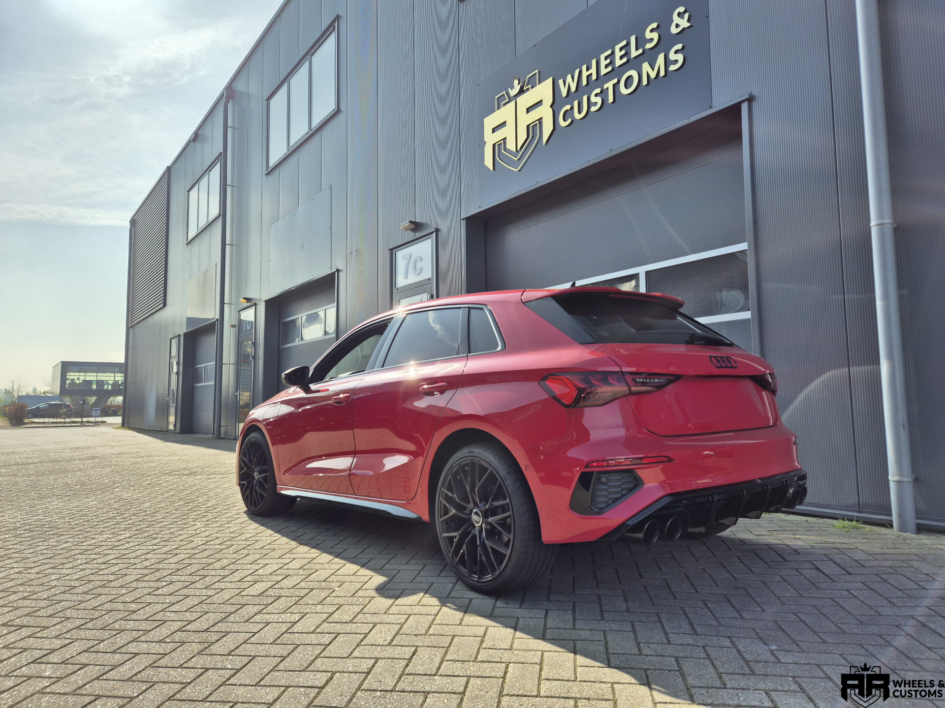 Audi A3 2020 Sportback voorzien van Maxton Design Diffuser + eindtips