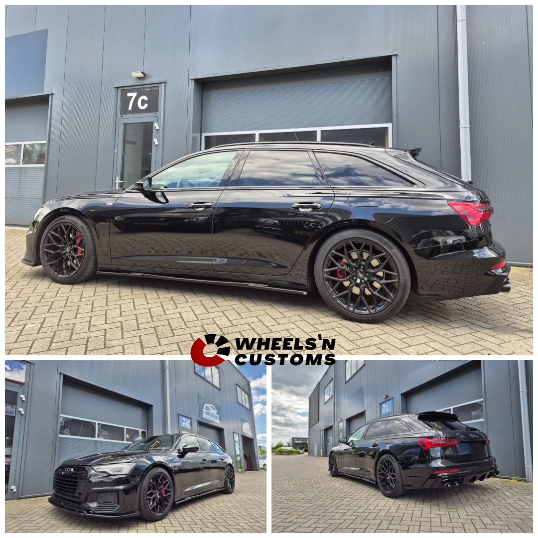 Audi A6 C8 voorzien van Maxton Design onderdelen
