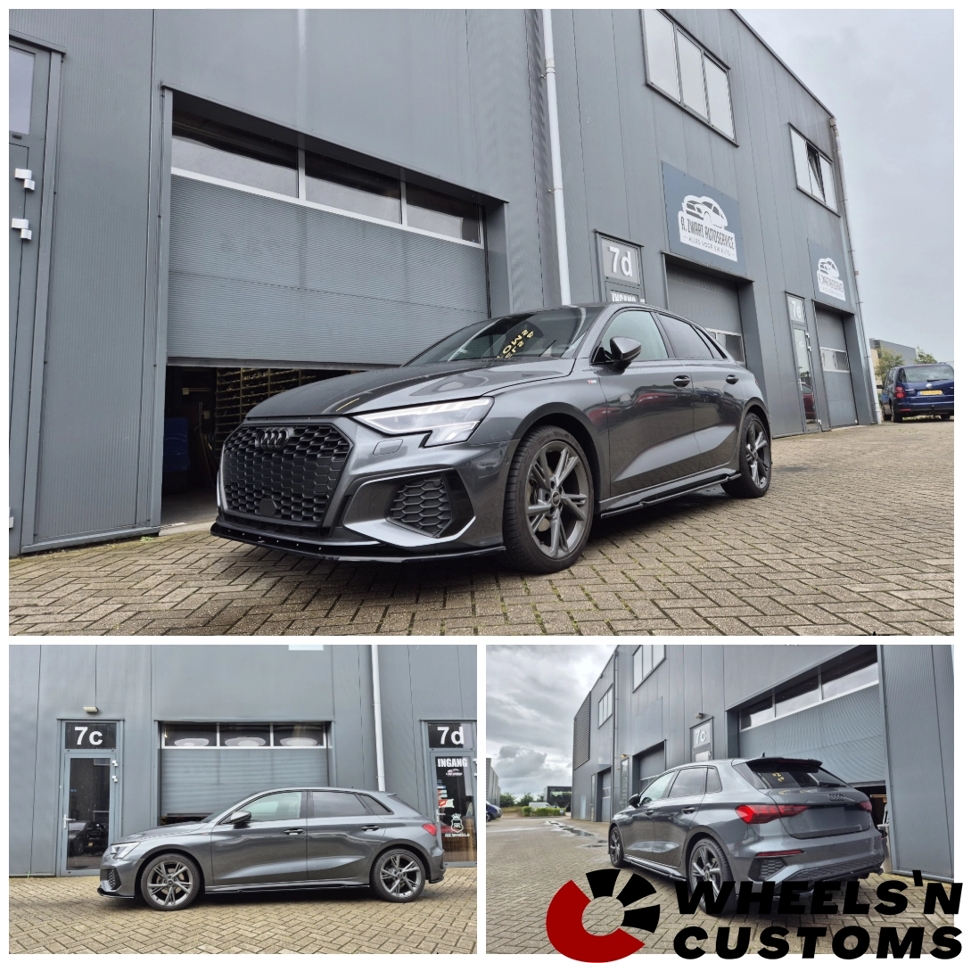 Audi A3 voorzien van Maxton Design onderdelen