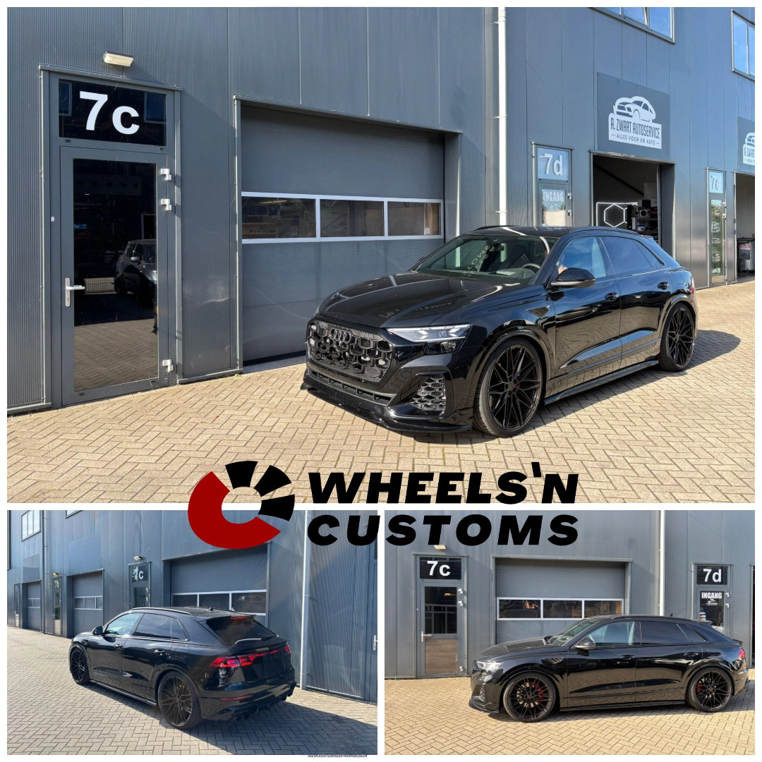 Audi Q8 ABT voorzien van Maxton Design onderdelen