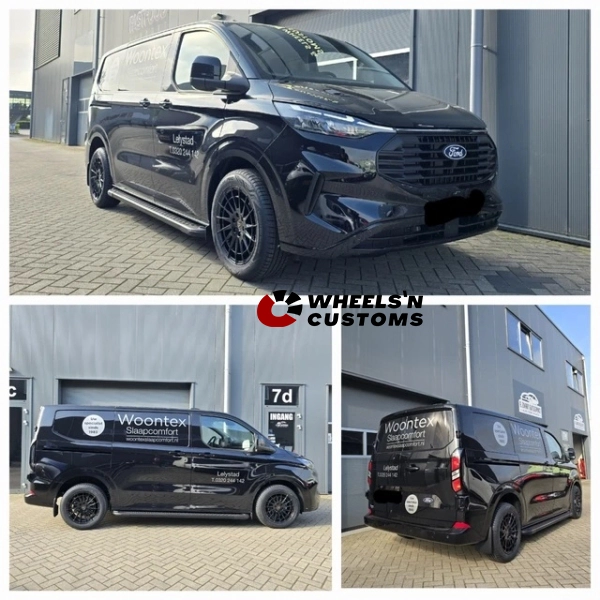 Ford Transit Custom Mk2 2024 - 18 inch Wolfrace Aero Super T Gloss Black - 6x120