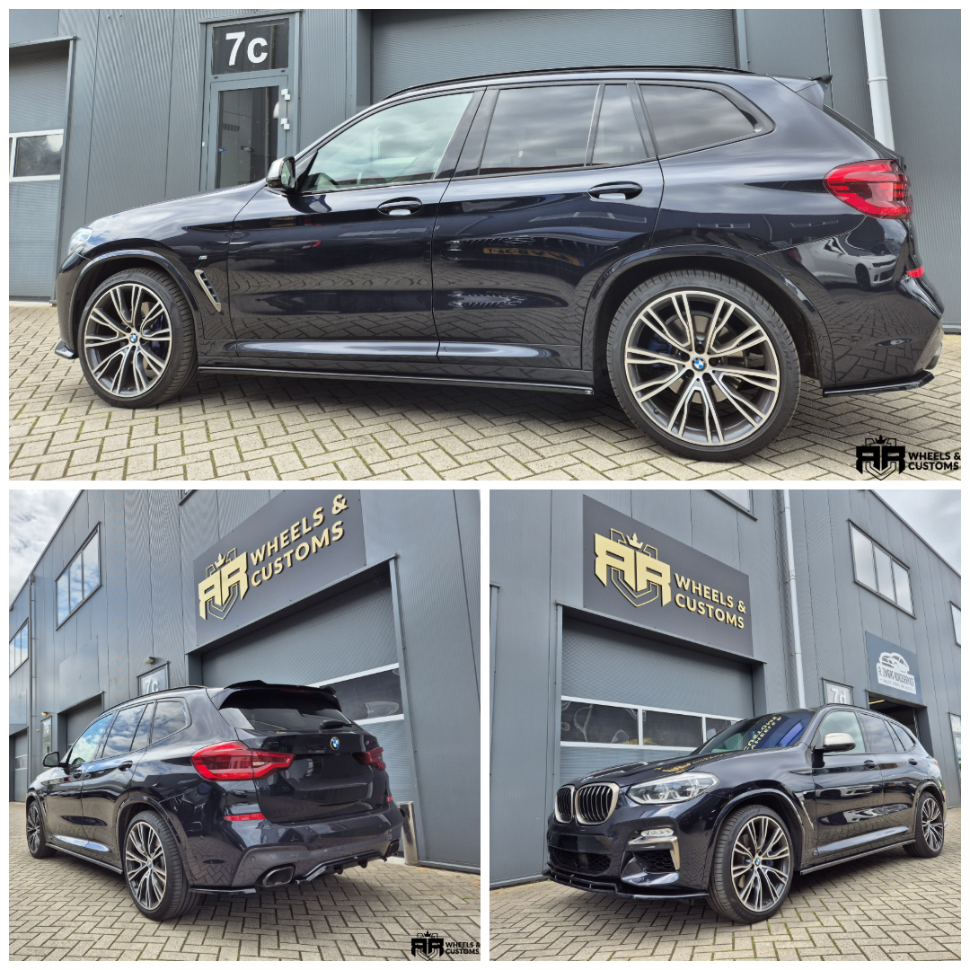 BMW X3 M40 voorzien van Maxton Design onderdelen
