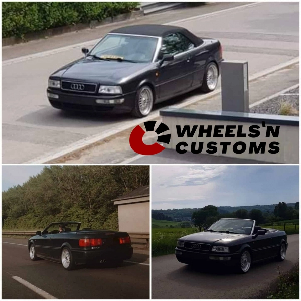 Audi 80 cabrio - 17 inch Exclusive concepts - 4x100/108 7.5J ET33 + 8.5J ET30.
