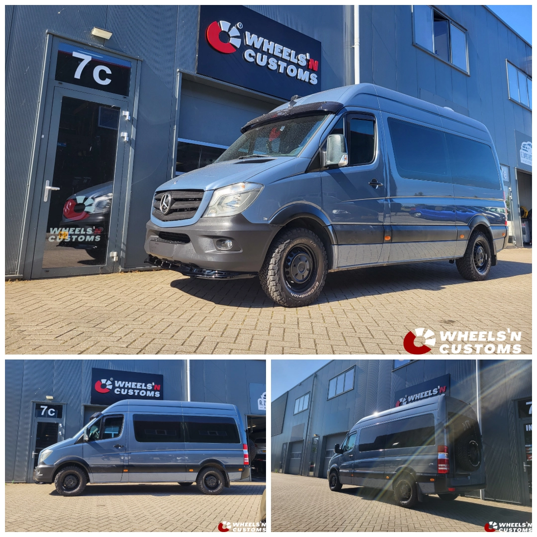 Mercedes-Benz Sprinter Mk2 W906 2006-2013 voorzien van Maxton Design onderdelen