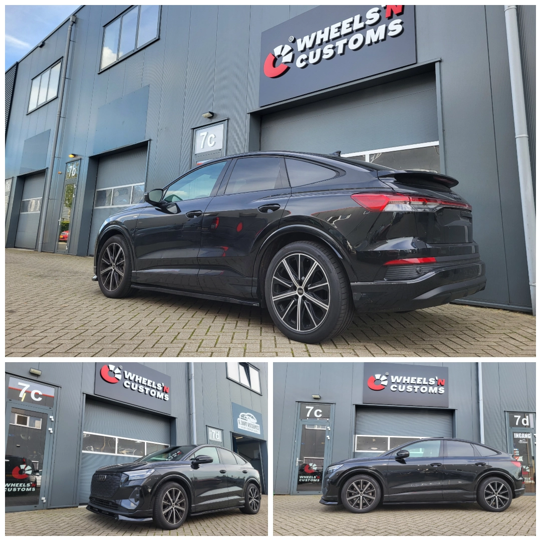 Q4 E-tron Mk1 is voorzien van een nieuwe Front Splitter V.1 Audi Q4 E-Tron Sportback MK1 / Bumper Lip
