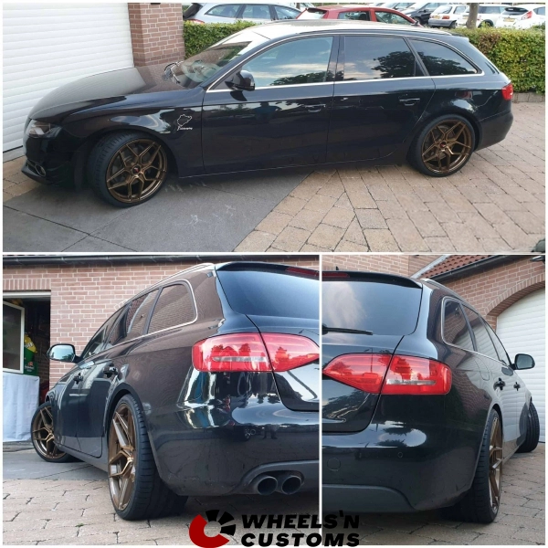 Audi A4 B8 - 19 inch Japan Racing JR34 Bronze - 5x112 8.5J ET40 + 9.5J ET42.