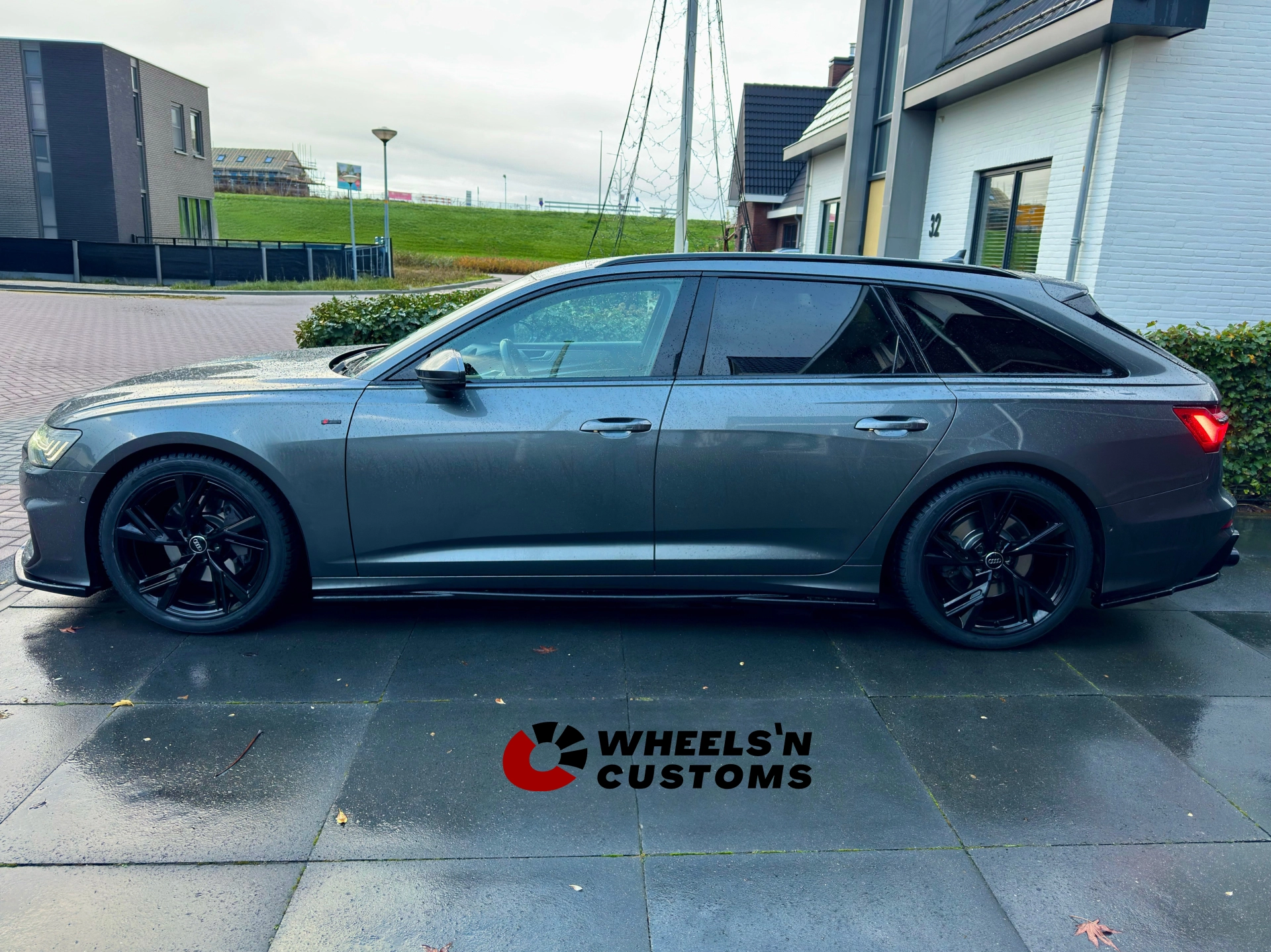 Audi A6 C8 Avant - 20 inch JF Luxury Audi Concepts W075 Zwart - 5x112 9J ET30.