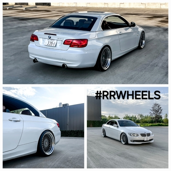 BMW 3 Serie E93 Cabriolet - 19 inch YKW Y9670 Alpina-stijl - 5x120 8.5J ET25 + 10J ET20.