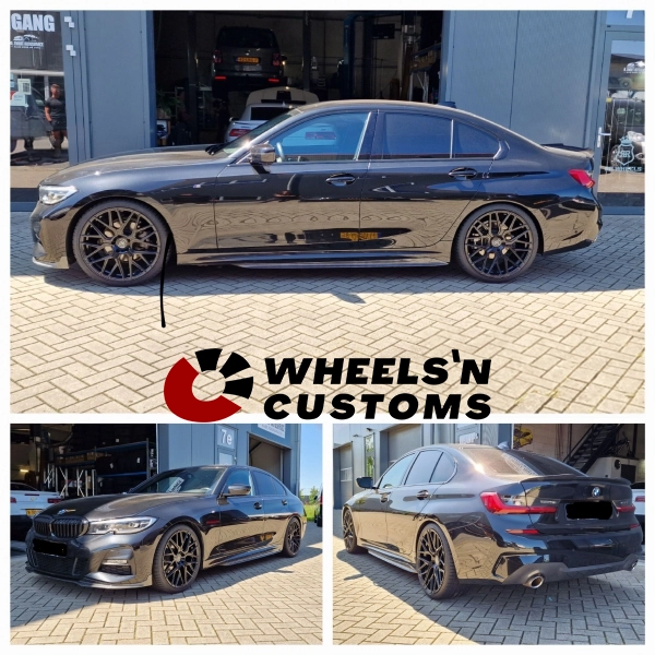 BMW 3 Serie G20 - 20 inch Rohana Wheels Typ RFX10 Gloss Black -  9J ET35 + 10J ET45 .