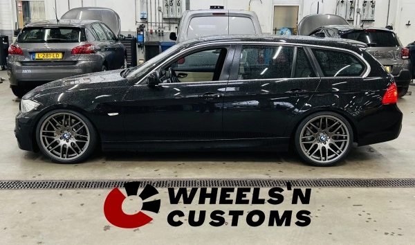BMW E91 - 19 inch IWP Custom W703 Gun Metal - 5x120 8.5J + 9.5J ET35.