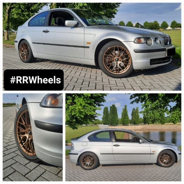 BMW E46 Compact - 17 inch Japan Racing Platinum Bronze - 5x120 8J ET38.