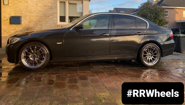 BMW E90 - 18 inch JNC - JNC033 Black Chrome - 5x120 8.5 + 9.5J ET35.