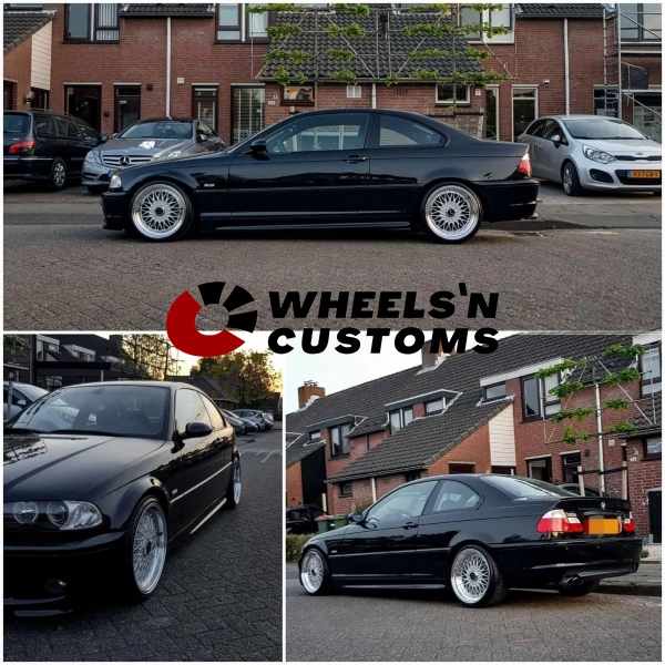 BMW E46 coupe - 18 inch breedset JNC004 - 8.5J ET30 + 9.5J ET25.