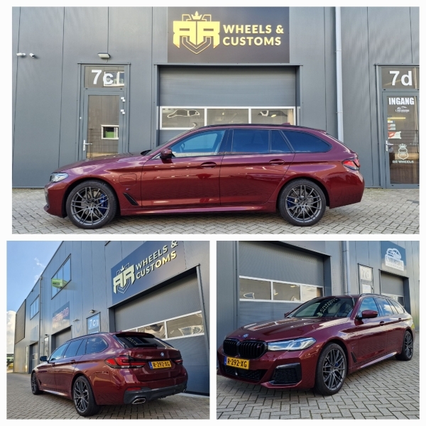 BMW 5 Serie G31 X-Drive - 19 inch Breyton Fascinate Matt Gunmetal -  5x112 8.5J ET30.