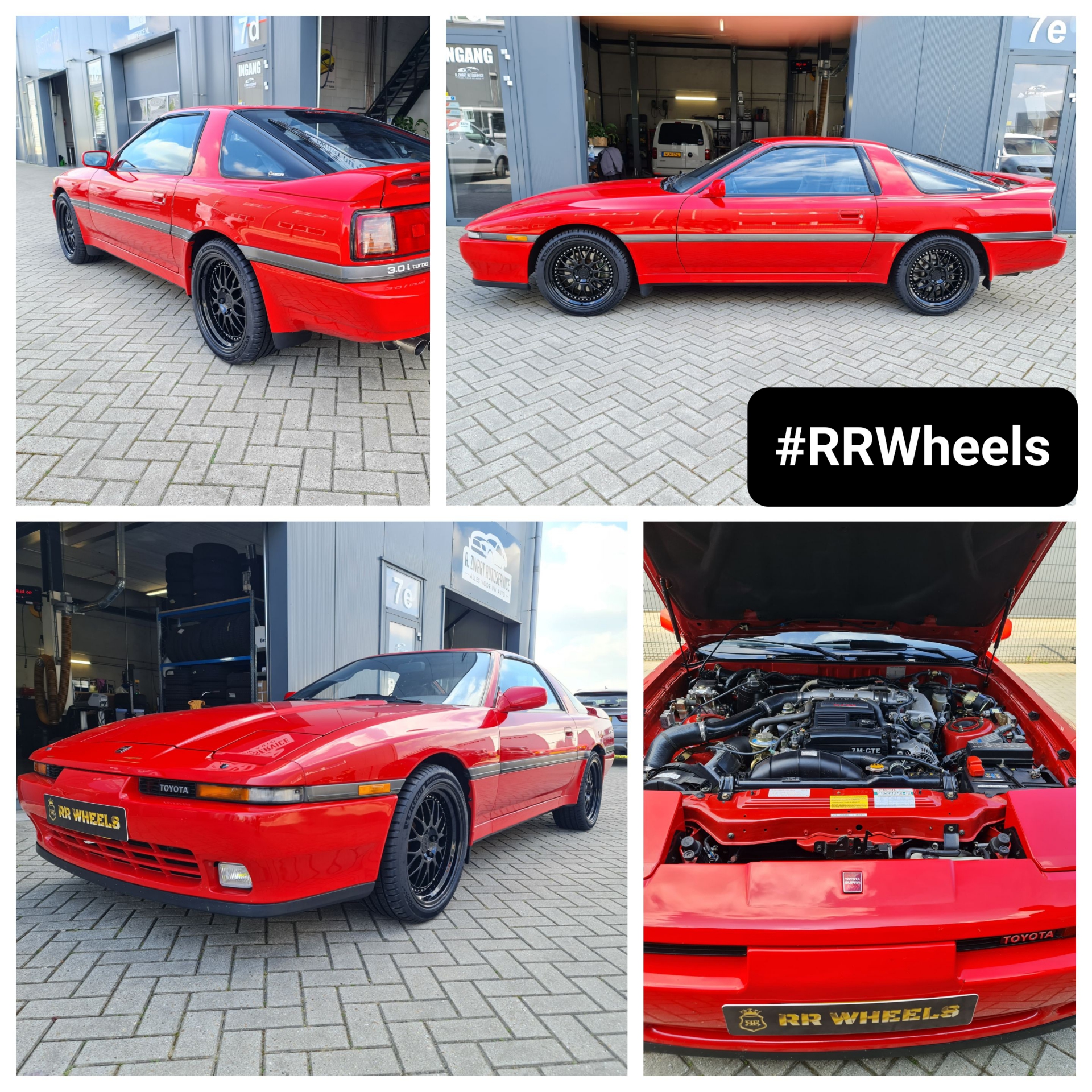 Toyota Supra MK3 - 18 inch ESR SR01 Gloss Black - 8.5J ET30