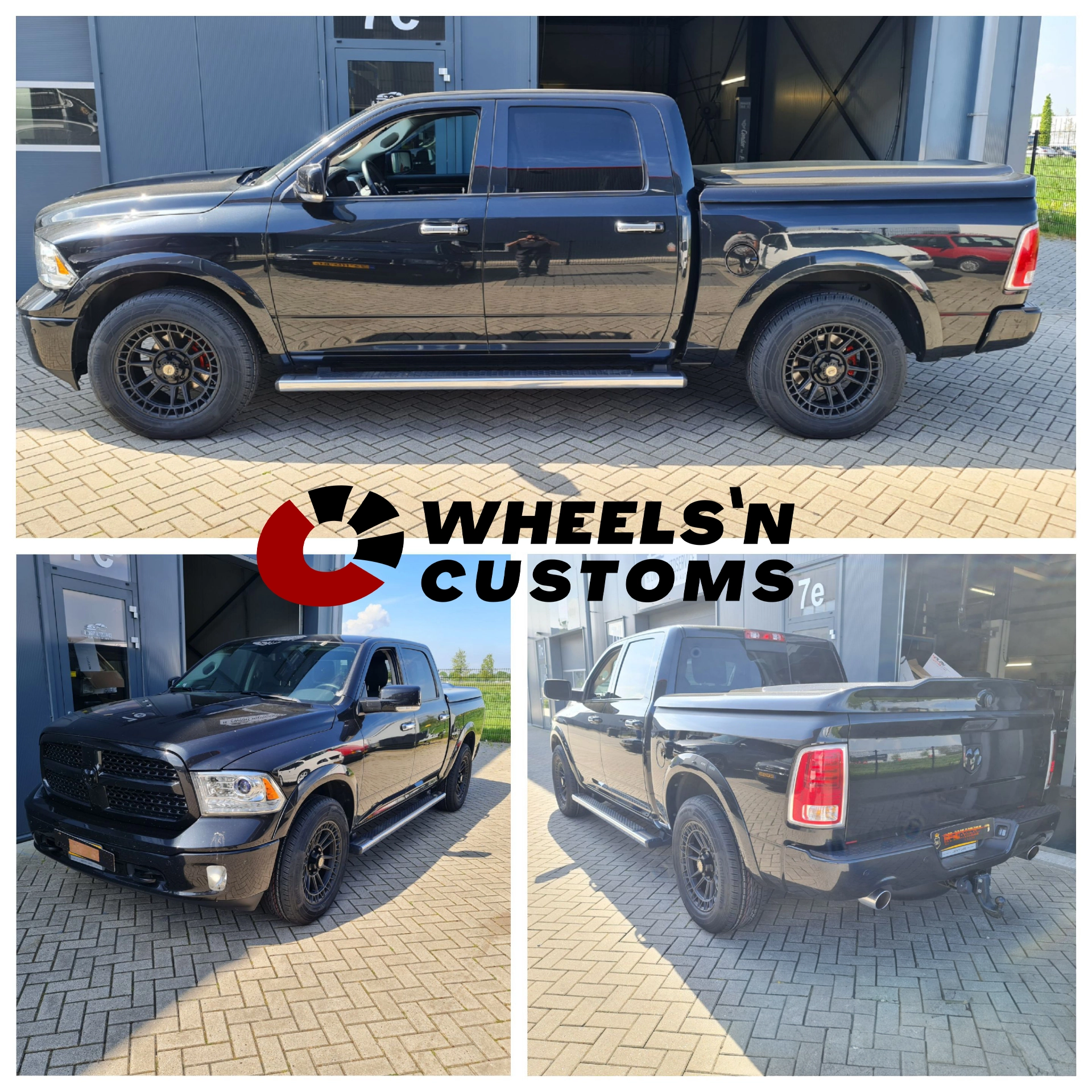 Dodge Ram - 20 inch 4Play 4PS12 Satin Black Wheels - 5x139.7 9J