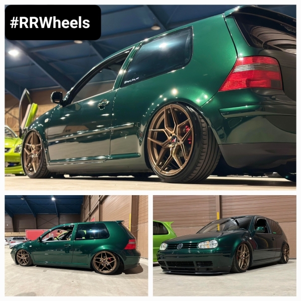 Volkswagen Golf 4 - 18 inch Japan Racing JR34 - 5x100 8J ET35 + 9J ET42