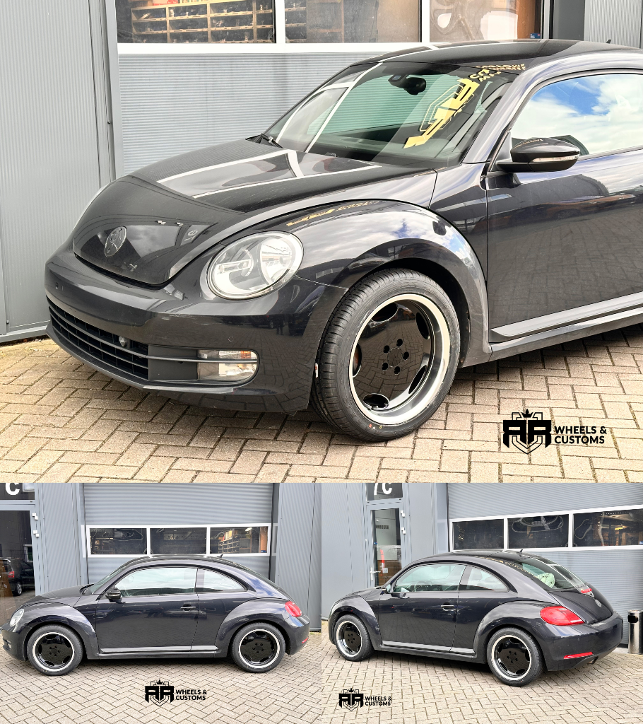 Volkswagen Kever - 18 Inch Carbonado Vintage ZR18 Black Glossy Lip - 5x112 8.5J 