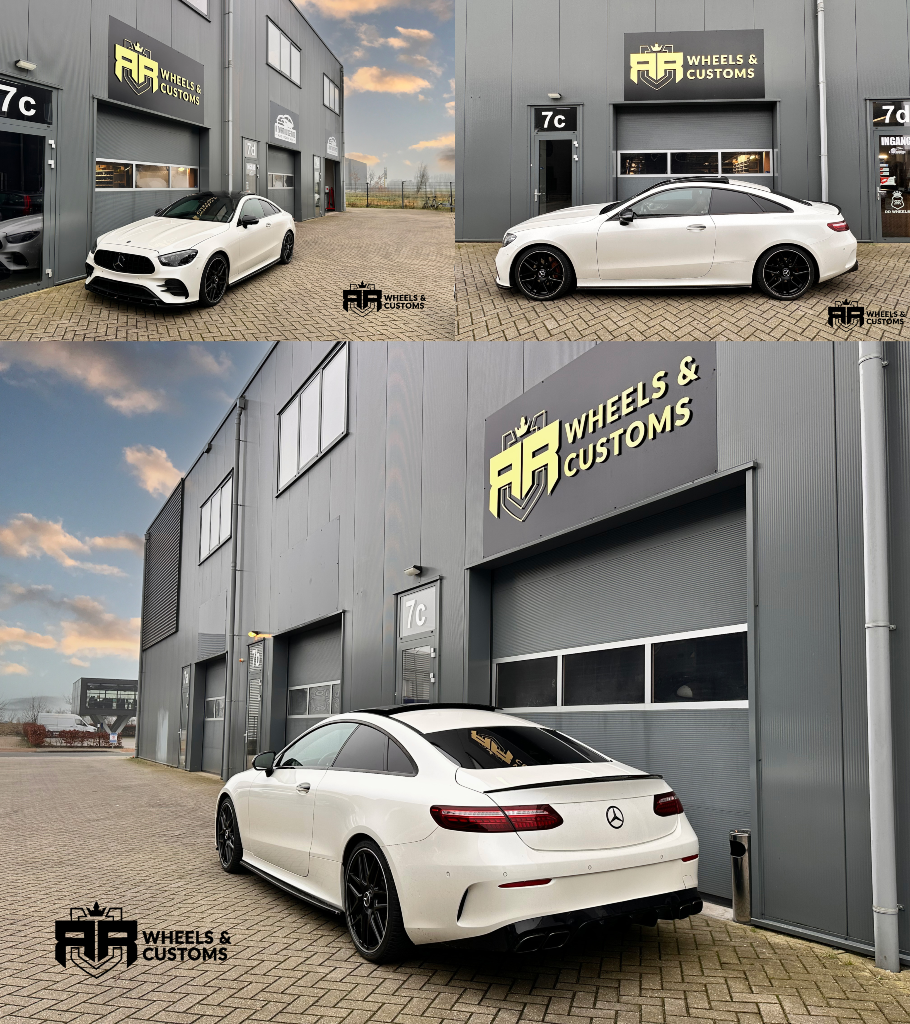 Mercedes E-Klasse Coupe - 20 inch JF Luxury AMG Design M933 Matt Black Machined Lip - 5x112