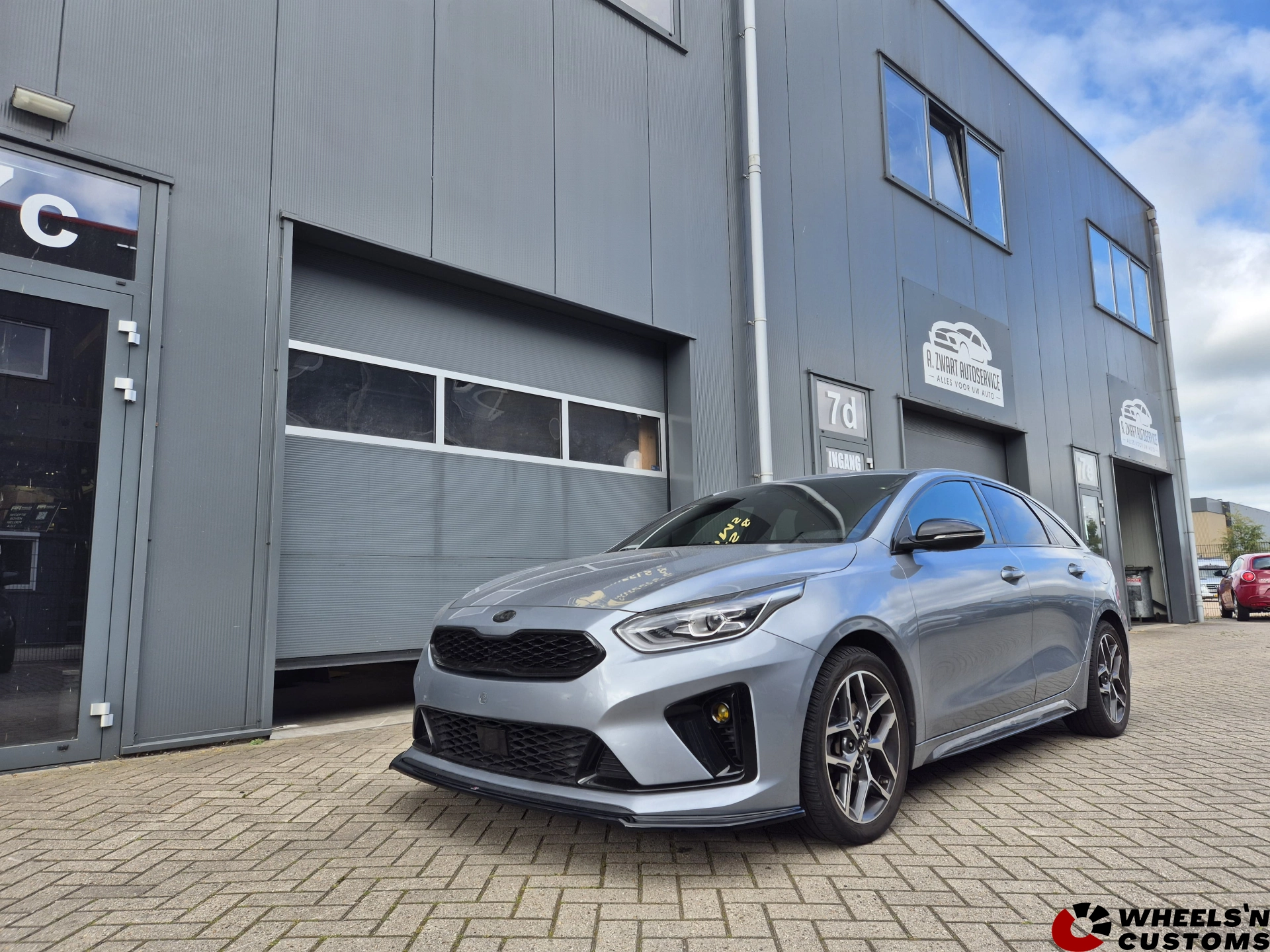 Kia Kia proceed 2019 gt-line voorzien van Maxton Design bumperlip