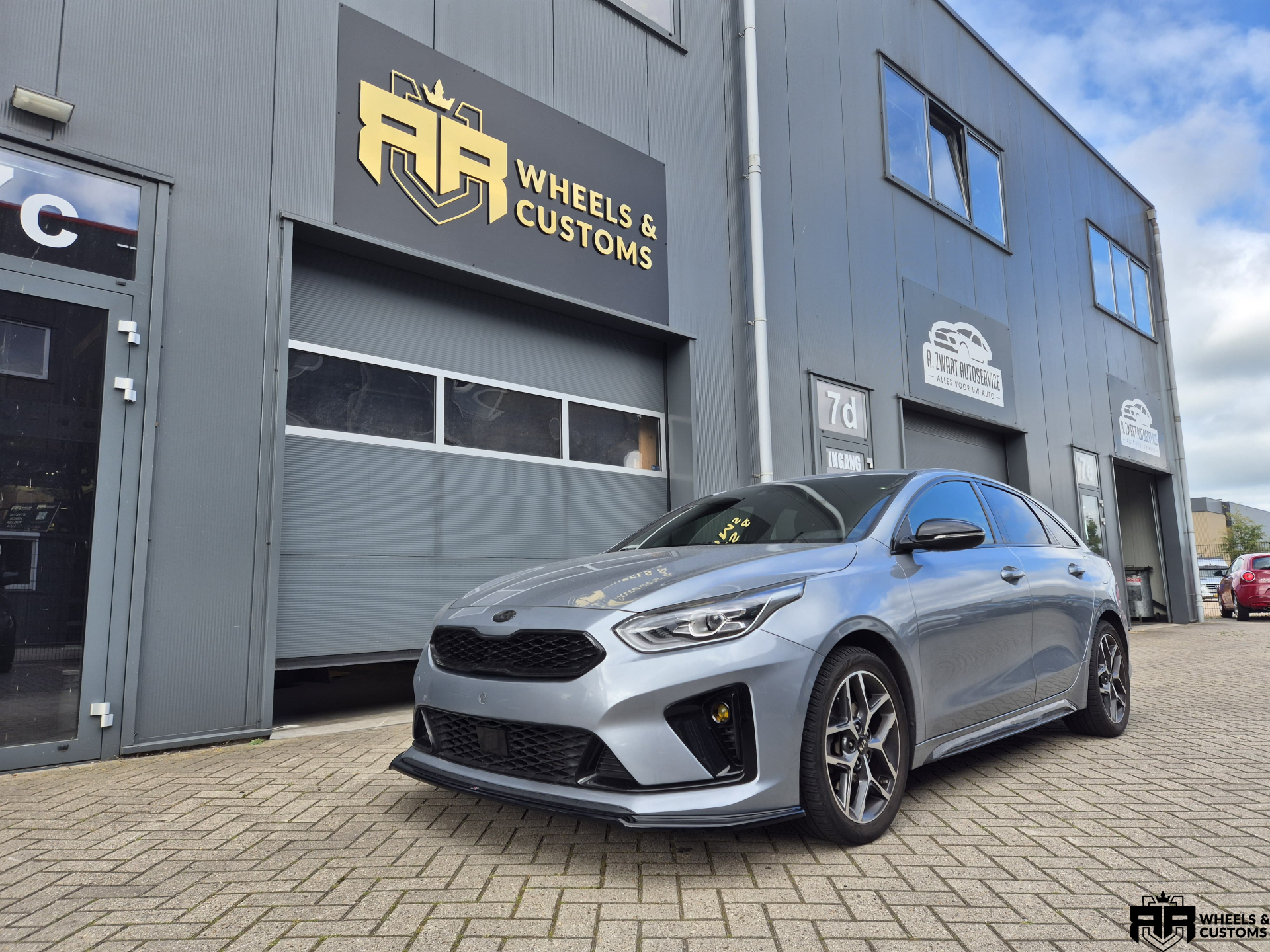 Kia Kia proceed 2019 gt-line voorzien van Maxton Design bumperlip