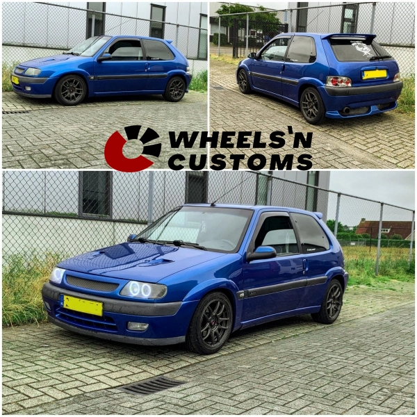 Citroen Saxo - 15 inch Japan Racing JR29 Hyper Grey - 7J ET15.