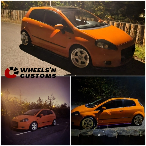 Fiat Punto - 17 inch JNC010 White Machined Lip - 4x100 8J ET30