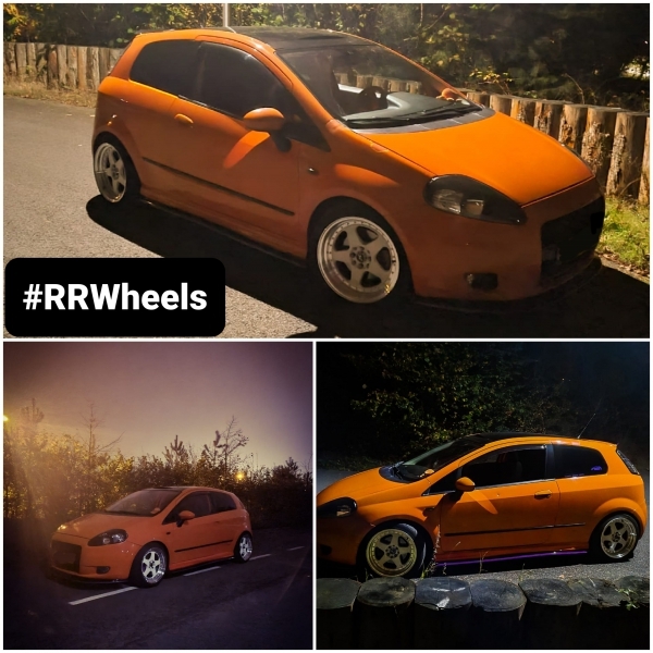 Fiat Punto - 17 inch JNC010 White Machined Lip - 4x100 8J ET30