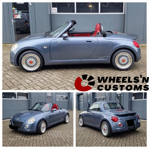 Daihatsu Copen - 15 inch JF Luxury velgen REW032 - 4x100 6.5J ET30.