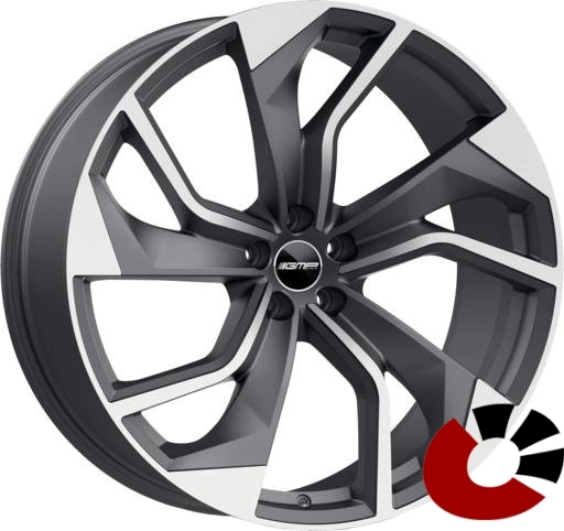 GMP GMP REBEL Mat antraciet gepolijst 21inch 5x112 ET42 J9 800.0kg GMP GMP REBEL Mat antraciet gepolijst 21inch 5x112 ET42 J9 800.0kg