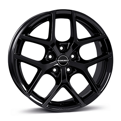 Borbet Borbet Y black glossy 18" 5x108 ET45.0 B72.50 Borbet Borbet Y black glossy 18" 5x108 ET45.0 B72.50