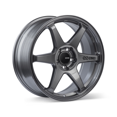 Enkei T6R 18 inch 5x120 9.5J ET 45 Gloss Gunmetal 690KG Enkei T6R 18 inch 5x120 9.5J ET 45 Gloss Gunmetal 690KG